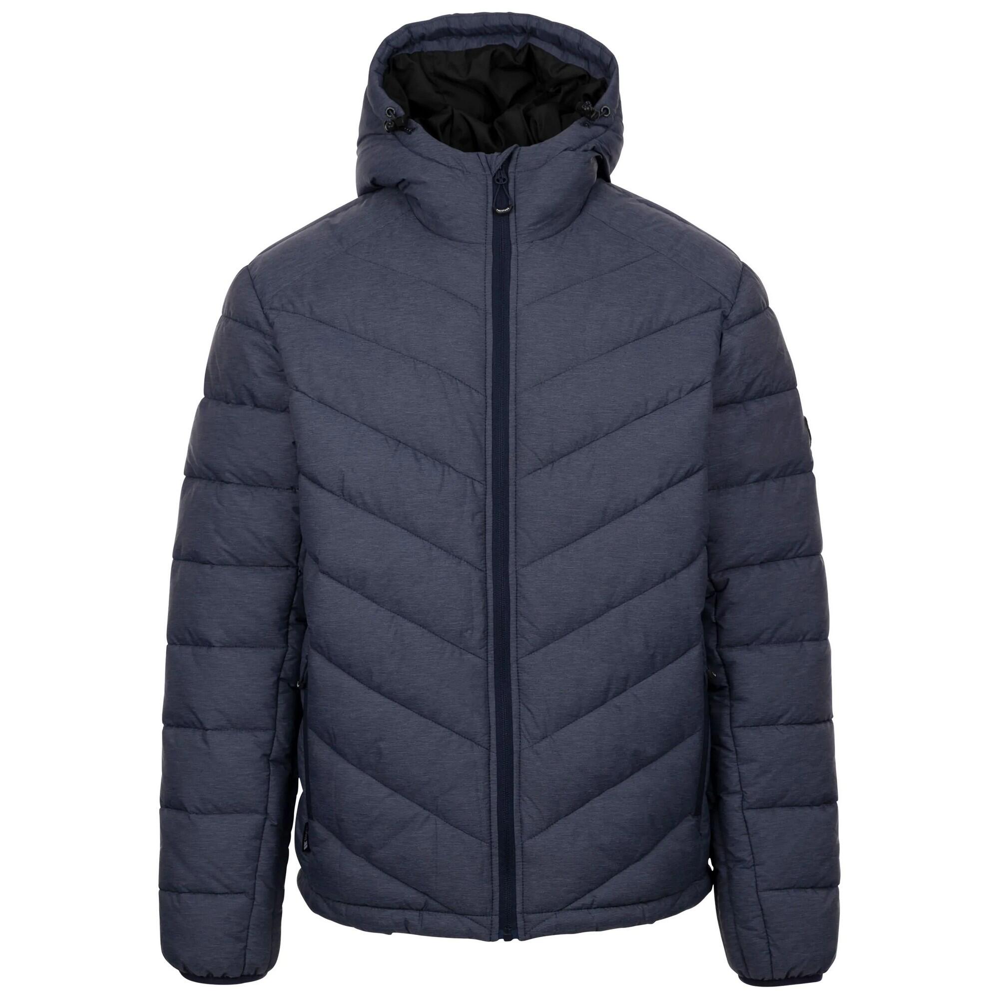 TRESPASS Mens Didmarton Padded Jacket (Navy Marl)
