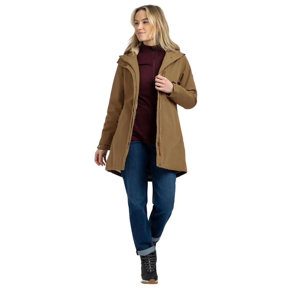 Womens/Ladies Risha TP50 Fleece Lined Waterproof Jacket (Dark Olive)