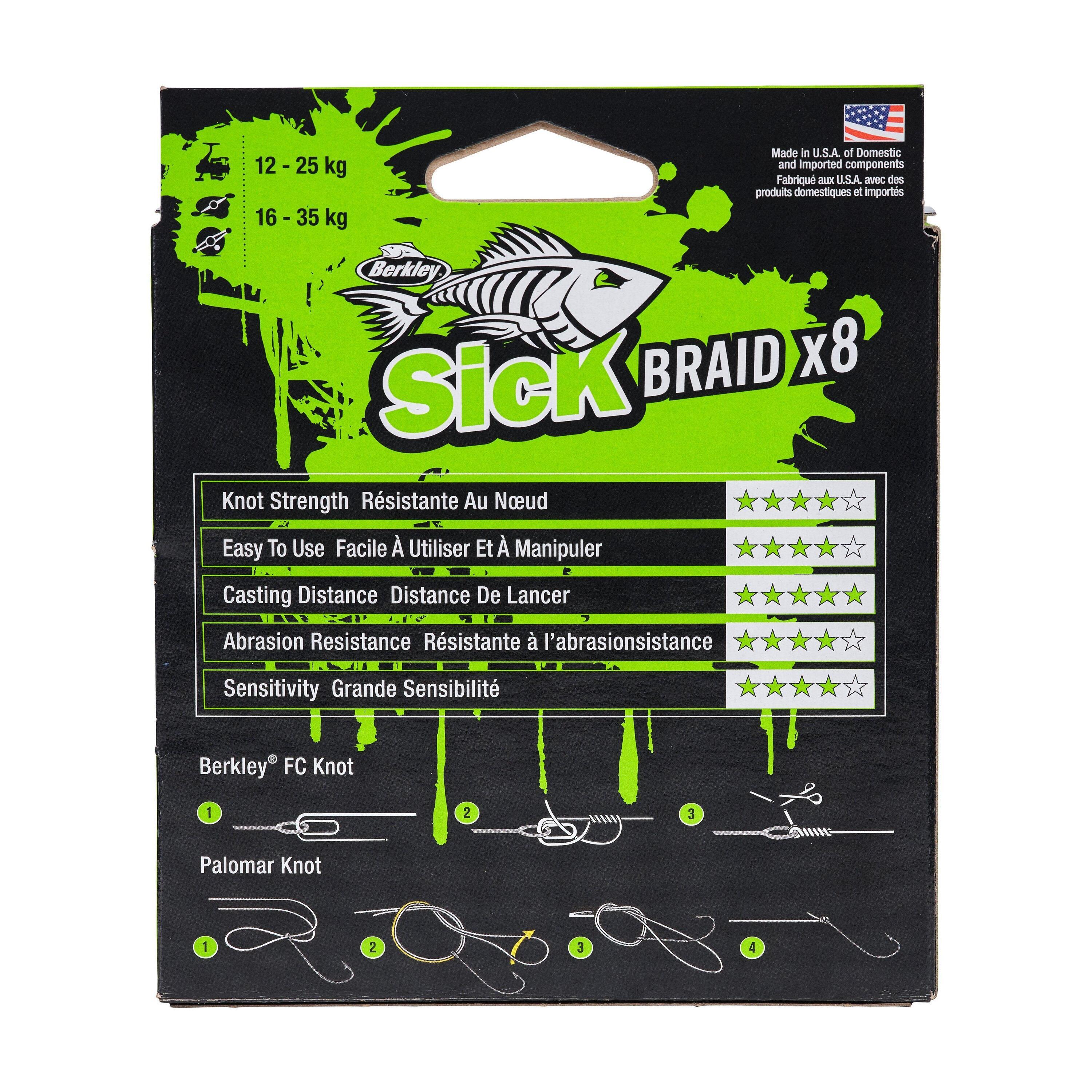 Fishing line Berkley Bskbfs8-Rd Bk Sick Brd 6/6