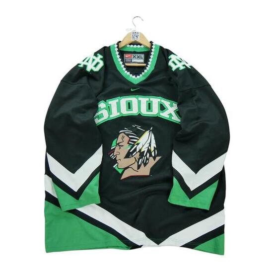 Segunda Vida - Jersey NCAA negro vintage para hombres - Excelente