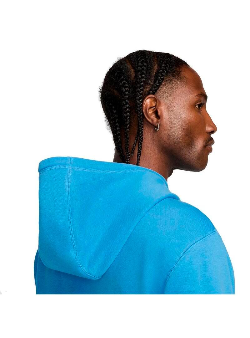 Camisolas de polar para homem Nike Club fleece Azul 5/5