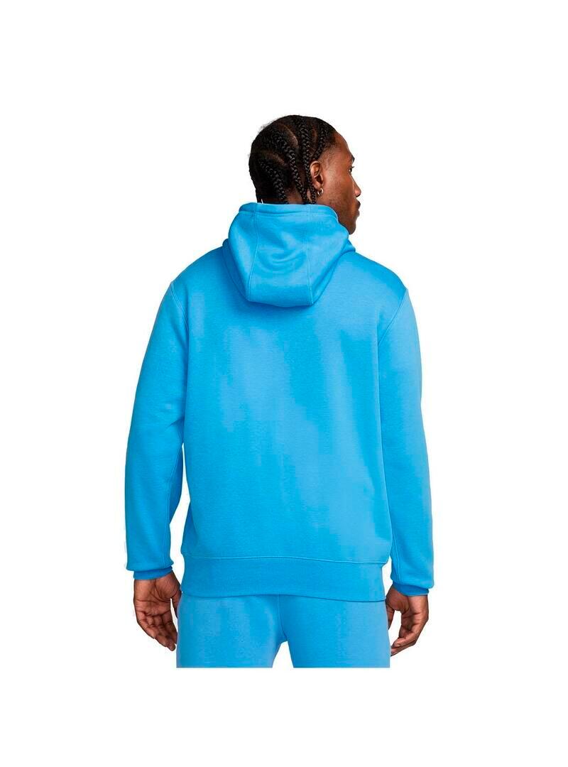 Camisolas de polar para homem Nike Club fleece Azul 2/5