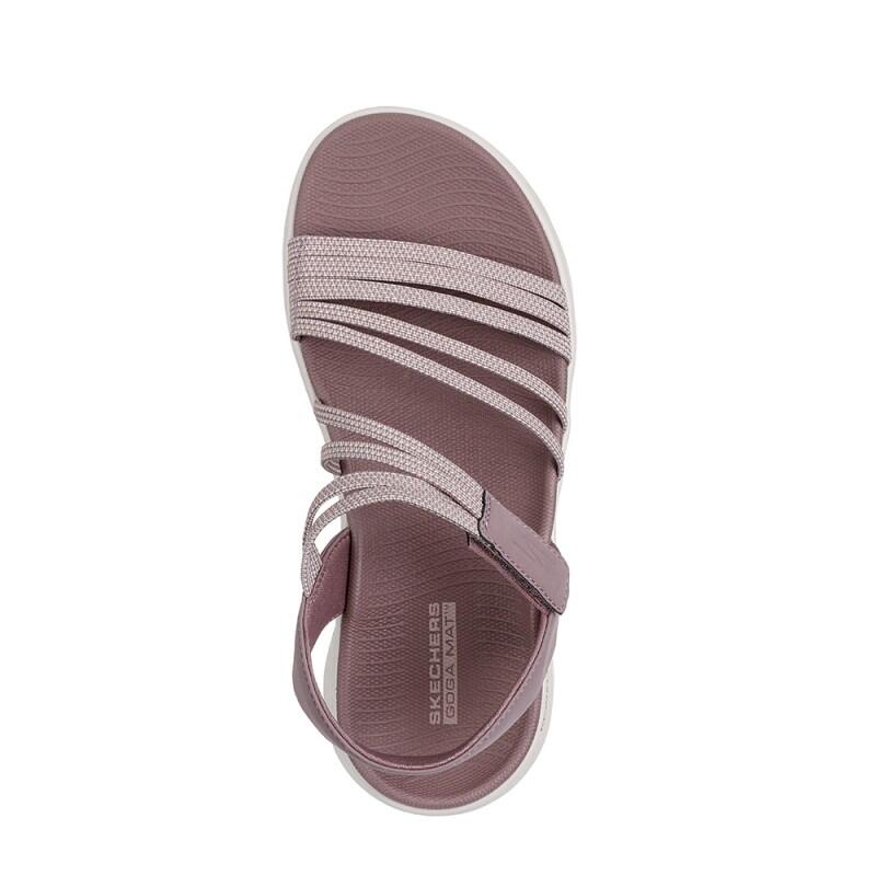 Sandalias Planas Mujer Skechers  Rosa 3/5