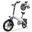 Bicicleta elétrica dobrável Isinwheel U3, 250 W, 36 V, bateria de 7,8 Ah, 16''