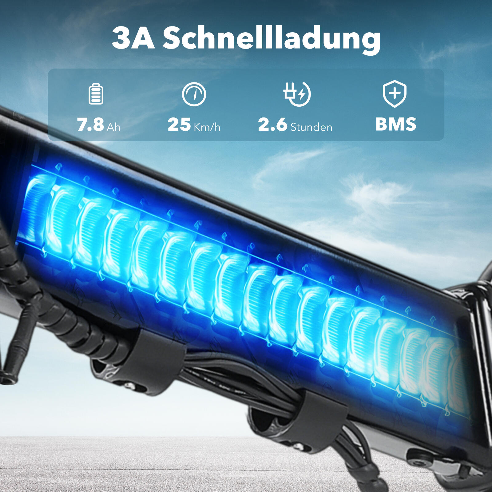 Isinwheel U3 opvouwbare elektrische fiets 250W 36V 7.8Ah -batterij, 16