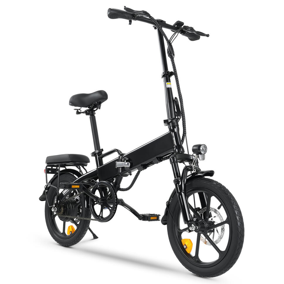 Składany rower elektryczny Isinwheel U3 250 W 36 V 7,8 Ah akumulator, 16 cali