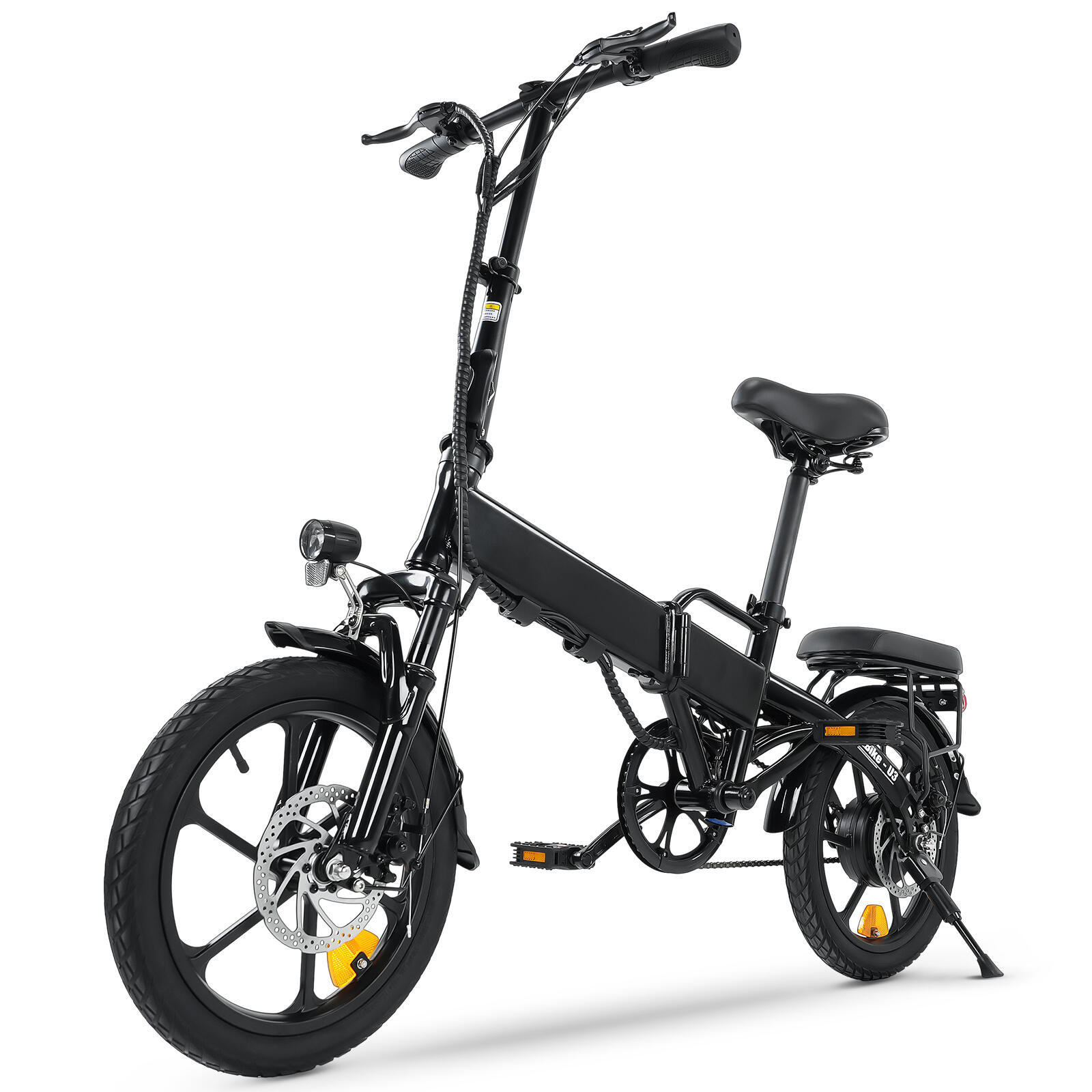 Składany rower elektryczny Isinwheel U3 250 W 36 V 7,8 Ah akumulator, 16 cali