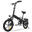 Bicicleta elétrica dobrável Isinwheel U3, 250 W, 36 V, bateria de 7,8 Ah, 16''
