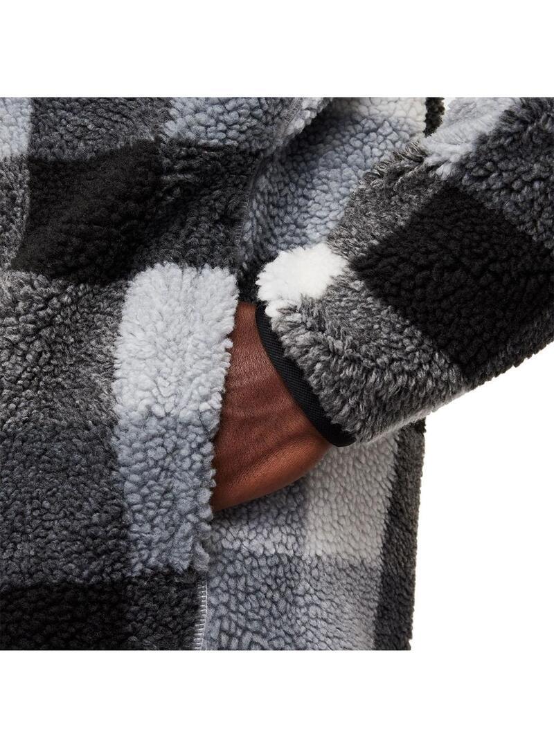 Felpe con cappuccio in pile per uomo Nike Club Nero 4/5