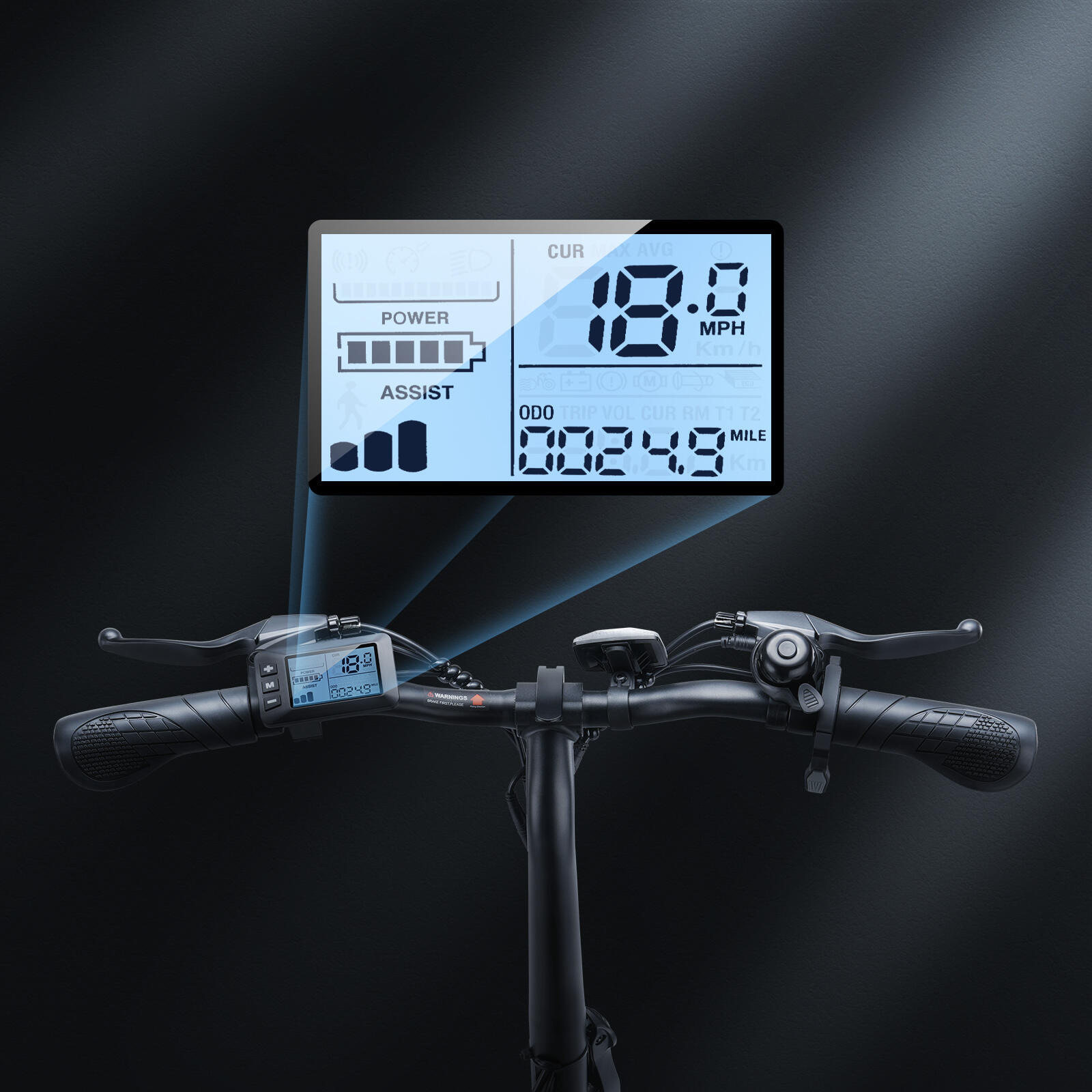 Isinwheel U1 elektrische fiets, 250W 36V 7.8Ah 14 '' 4/7