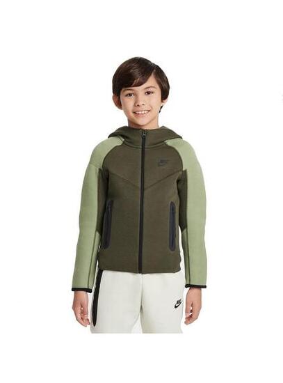 Sudaderas jerseys polares para Niño Nike Tech fleece Verde