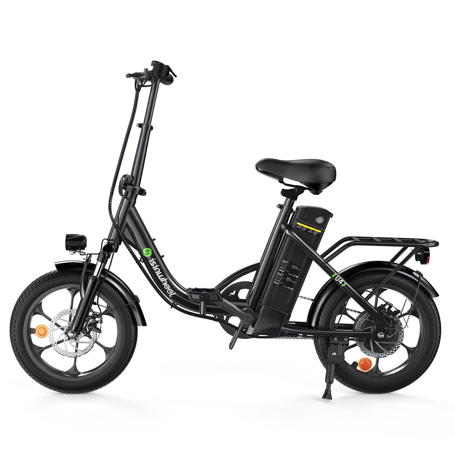 Bici elettrica Isinwheel U4 per adulti, batteria da 250 W, 36 V, 10,4 Ah, 16" 2/7