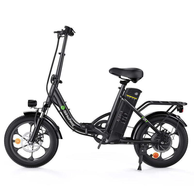 Bicicletă electrică Isinwheel U4 pentru adulți, baterie 250W 36V 10.4Ah 16"
