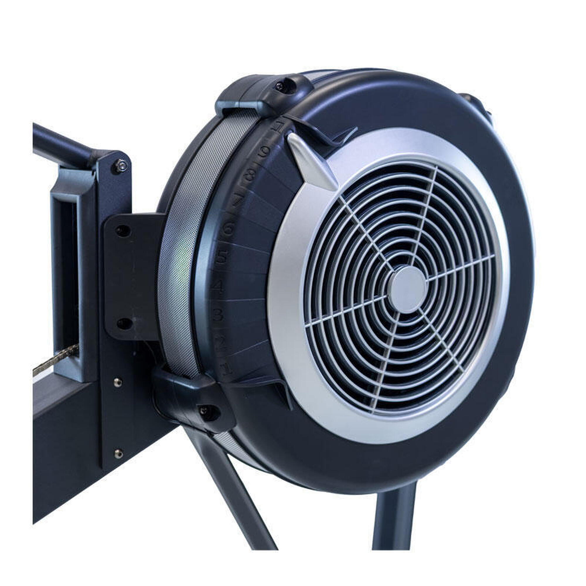 Rameur HIIT Norfolk – Volant d’inertie 5 kg – Résistance air – Pliable –  LCD