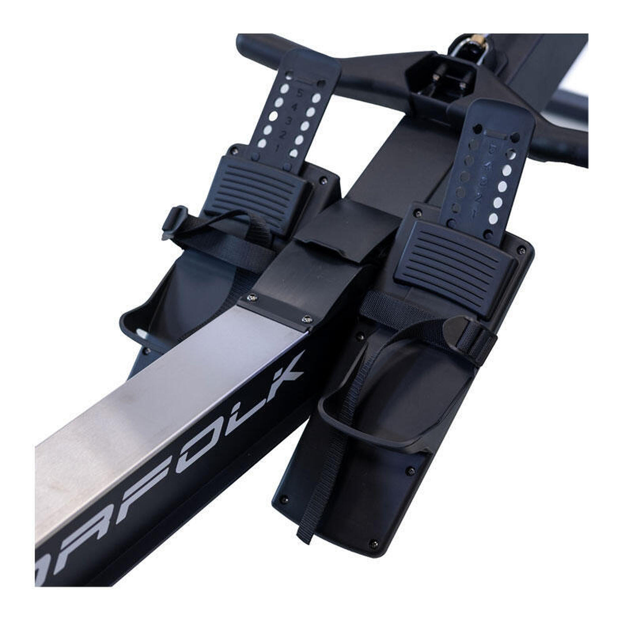 Rameur HIIT Norfolk – Volant d’inertie 5 kg – Résistance air – Pliable –  LCD