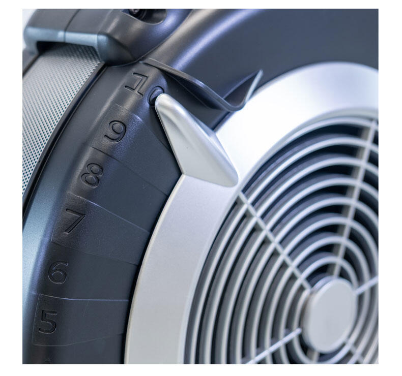 Remo HIIT Norfolk - Volante inercia 5kg - Resistencia aire - Plegable - LCD 5/7