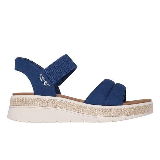 Sandalen Skechers Bobs Sun Ray, Blau, Damen