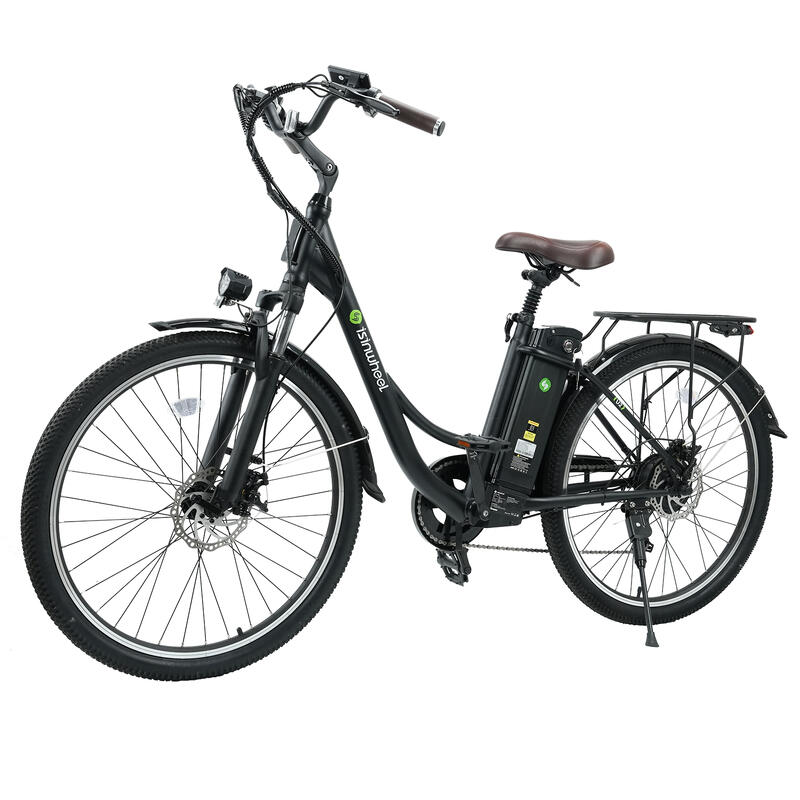 Bicicleta elétrica Isinwheel U2 para adulto, 26" 250W 36V 13Ah