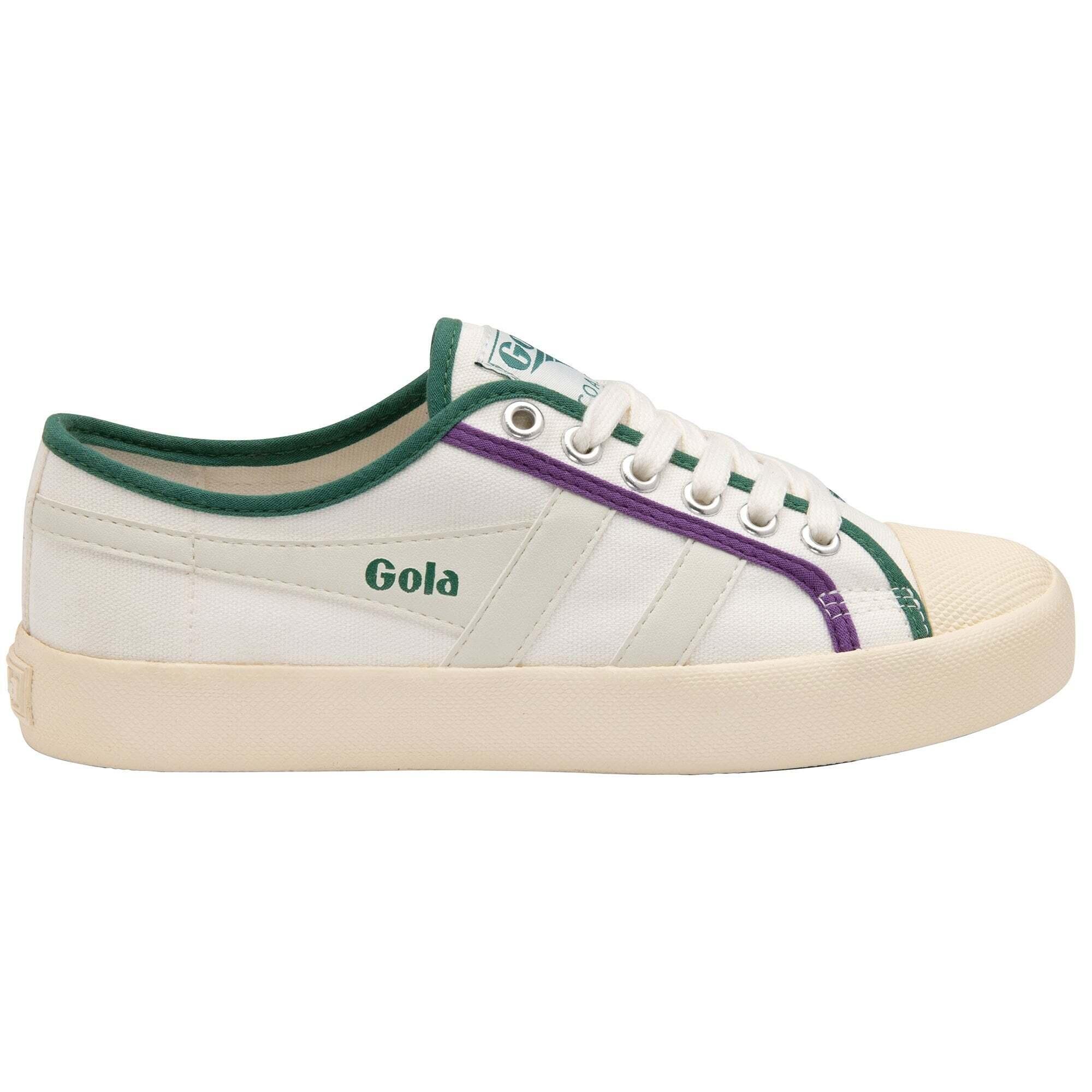 Gola - Baskets Femme Gola Coaster Smash - Chaussures De Sport - Blanc|vert - 36 Xs - Decathlon