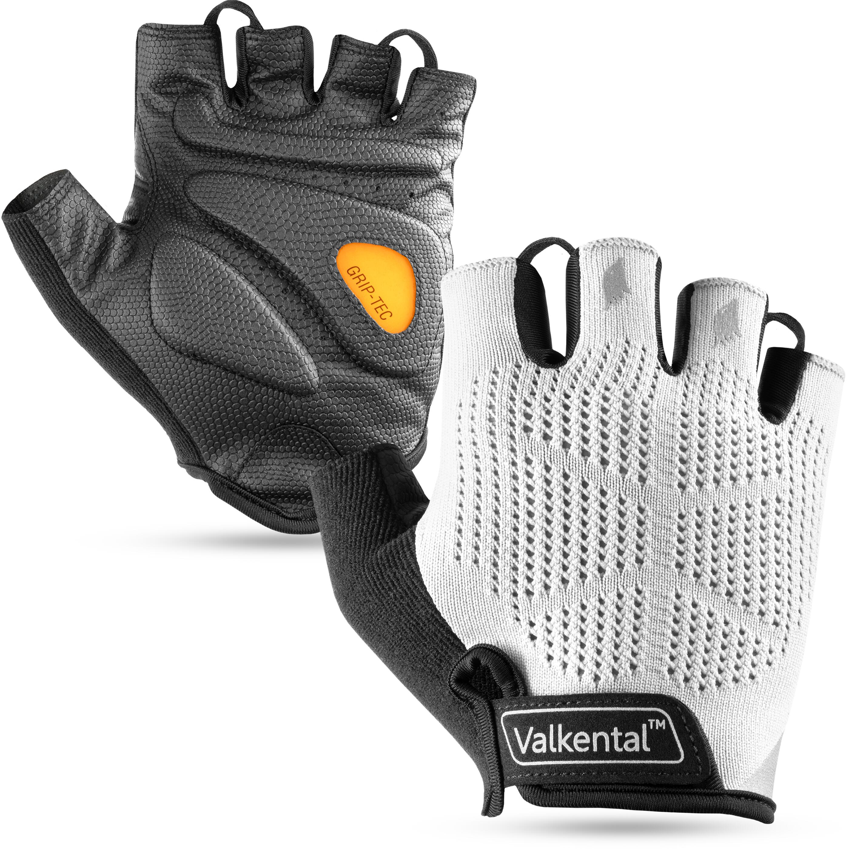 Valkental - Gants De Vélo Gants Sans Doigts Rembourrés - Advanced Bikerider - Gants - Gris - Decathlon