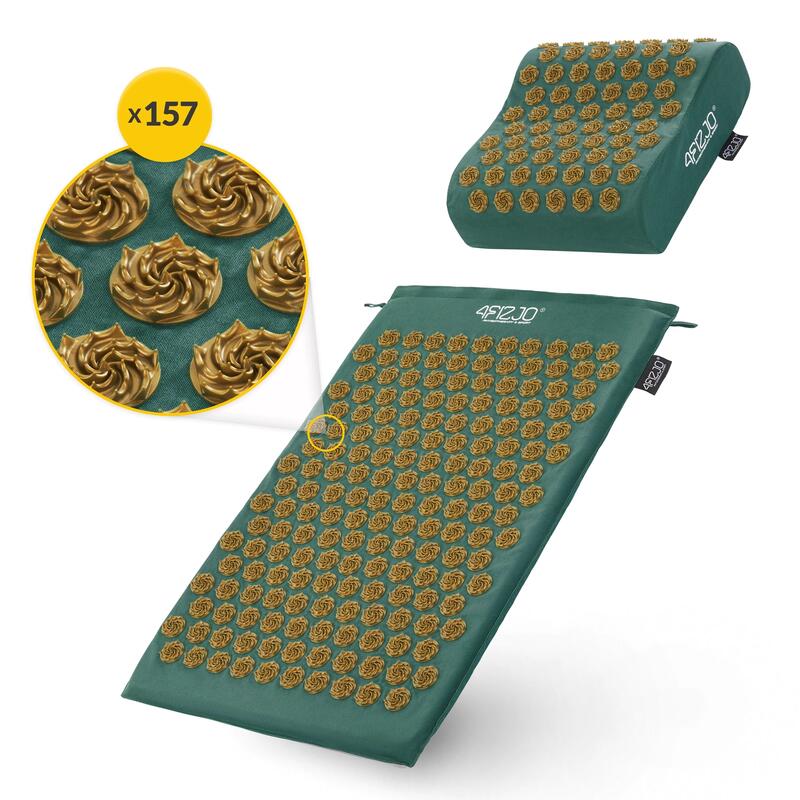 Saltea terapeutică de acupresură 4FIZJO ERGO cu pernă