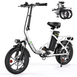 Vélo électrique Isinwheel U4 pour adultes, batterie 250 W 36 V 10,4 Ah, 16 pouce