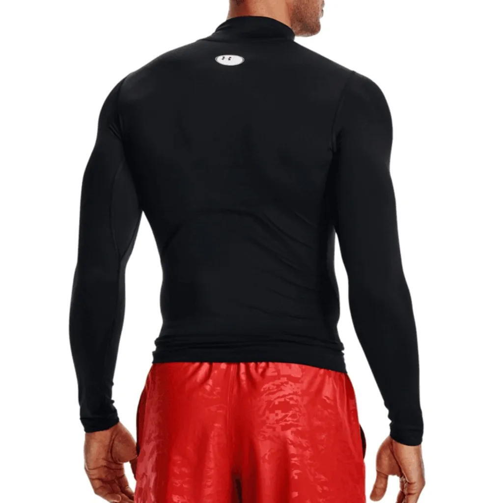 T-shirt a manica lunga con colletto rialzato Under Armour HeatGear® 3/6