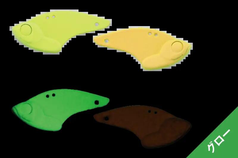 CICADA JACKALL KURO BALL 2,0 GRAM, GLOW ORANGE/CHARTREUSE 1/1