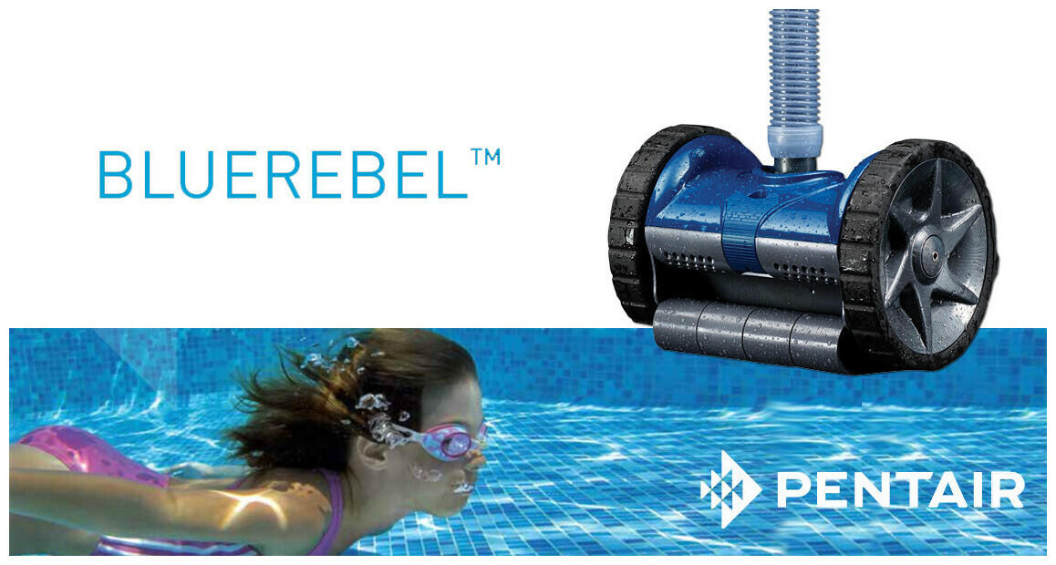 Robot aspirateur hydraulique pour piscine BLUEREBEL  - Pentair 3/6