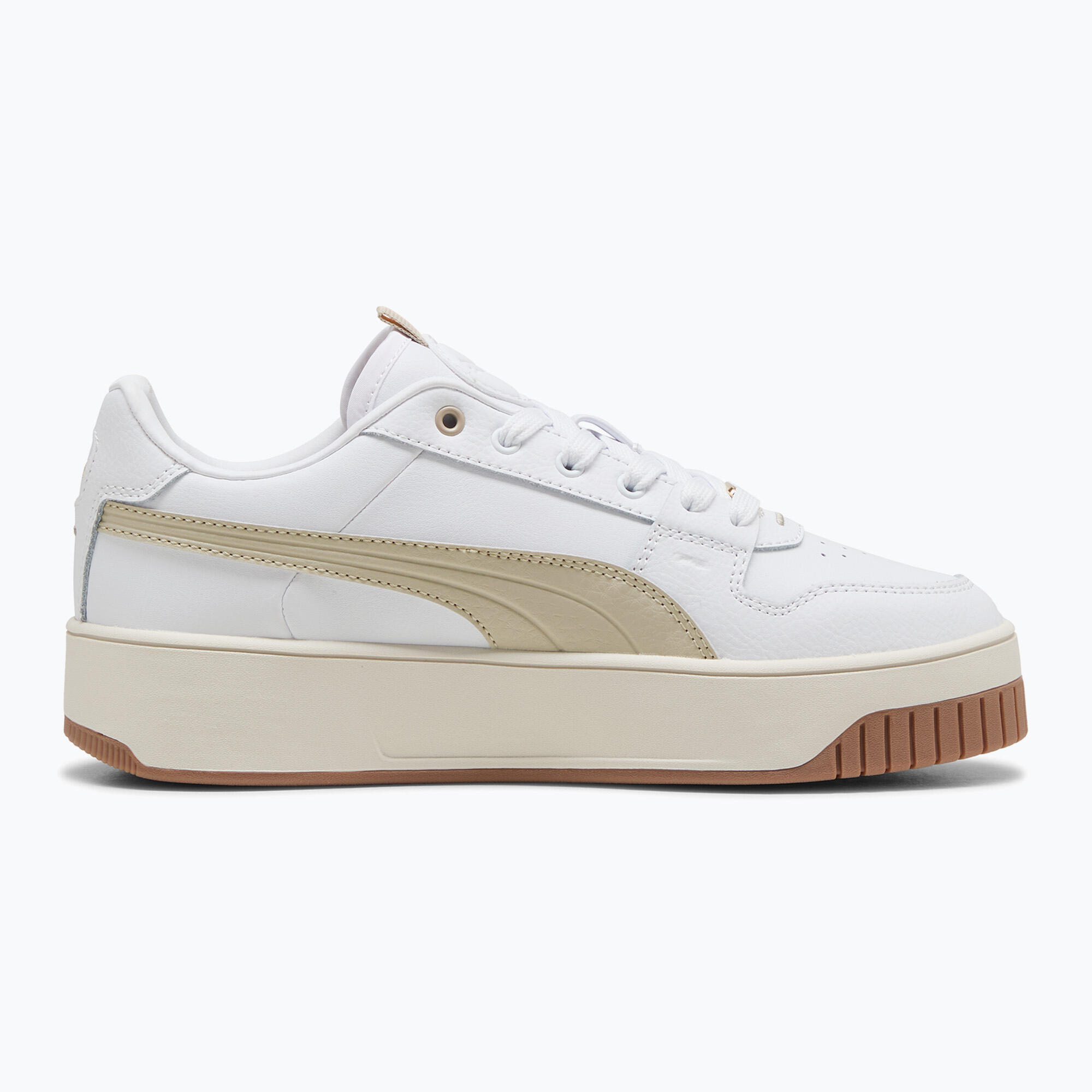 Puma - Chaussures Femme Puma Carina Street Lux - Baskets - Beige - 37 - Decathlon