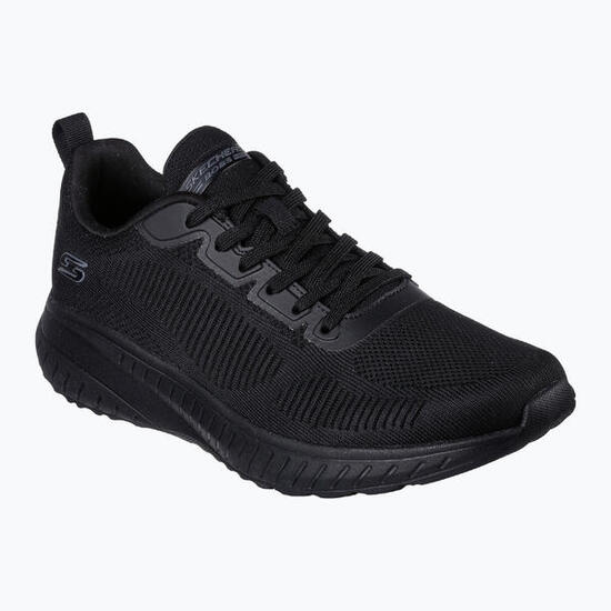 Buty Męskie Skechers Bobs Squad Chaos 118000-Bbk Czarne Lekkie Wygodne 42,5