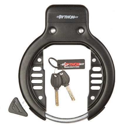 Python-Schloss Rahmenschloss schwer schwarz