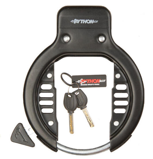 Python-Schloss Rahmenschloss schwer schwarz