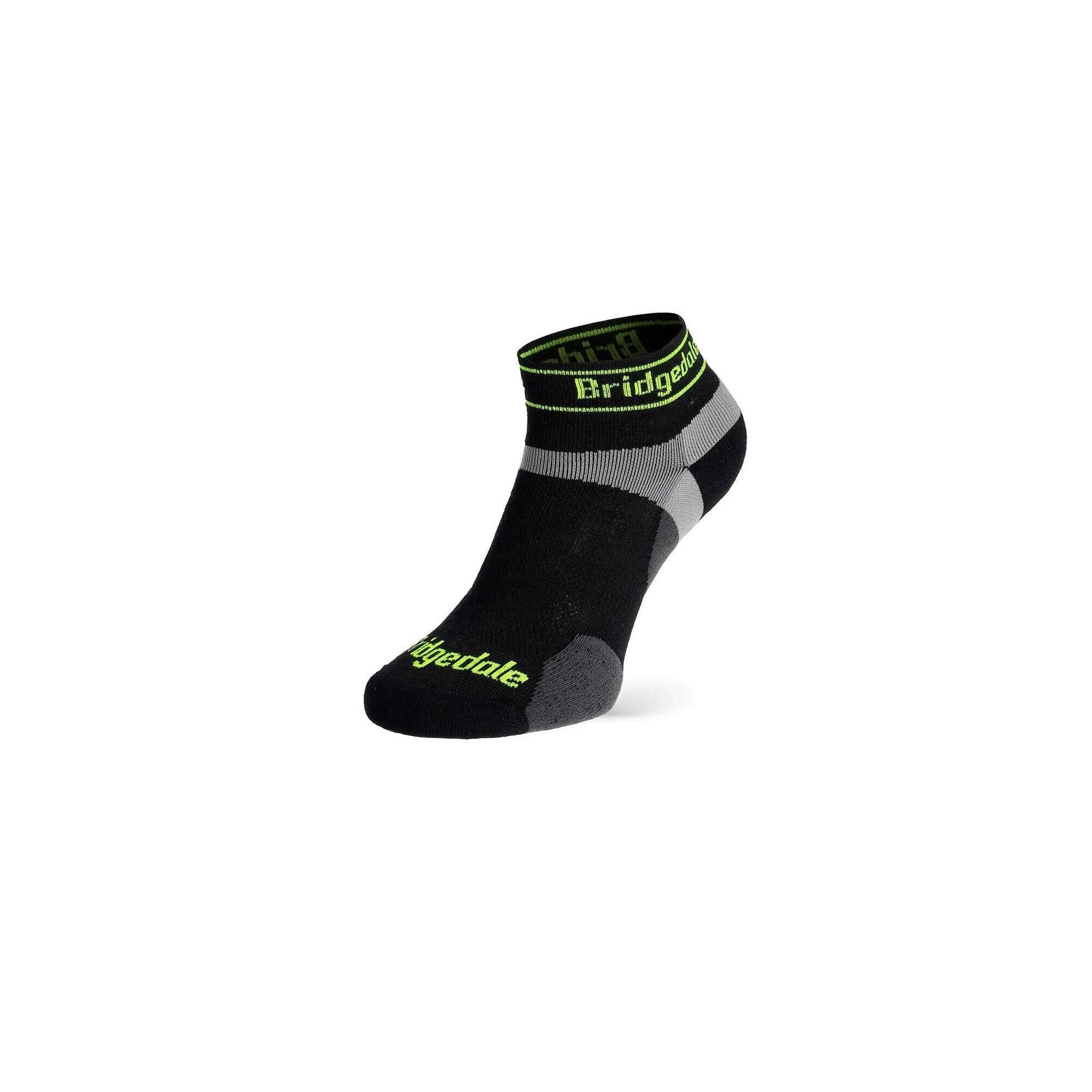 Bridgedale - Bridgedale - Chaussettes Basses De Sport Ultralégères En Mérinos Pour Hommes - Chaussettes - Gris|noir - 43/46 - Decathlon