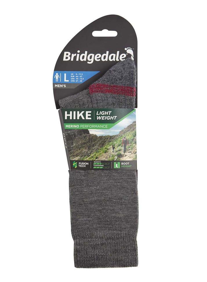 Skarpety do trekkingu męskie Bridgedale Hike Lightweight Merino Performance Boot