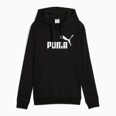 PUMA Ess No. 1 Logo Hoodie FL Felpe con Cappuccio Donna PUMA BlackL