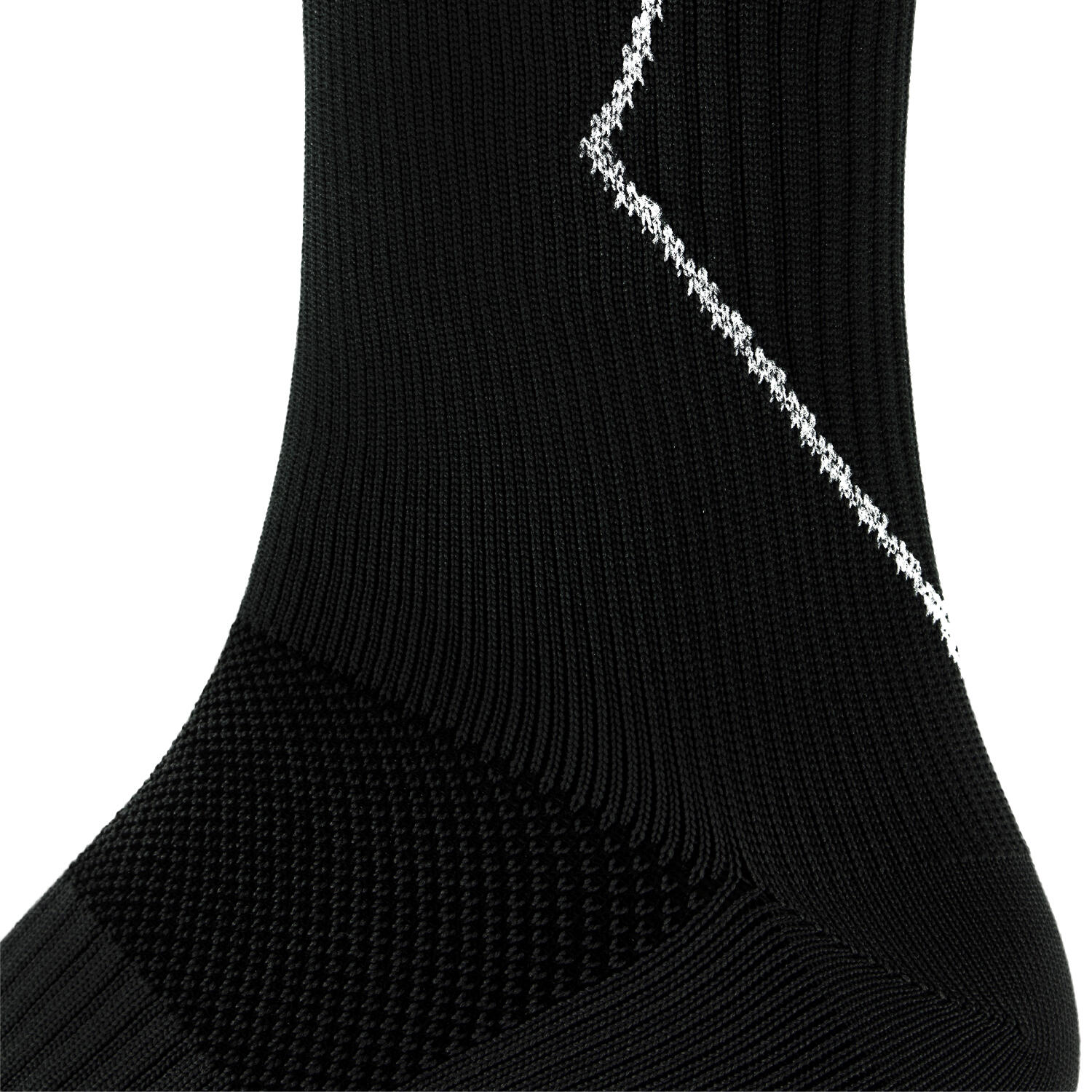 2 Paar Sport Sokken met Compressie | Knielengte | Dames en Heren | Zwart 6/7