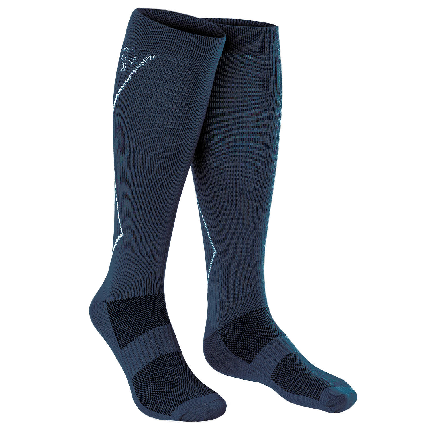 Kompressions Laufsocken gepolstert und atmungsaktiv 2 Paar Damen Herren 4/7