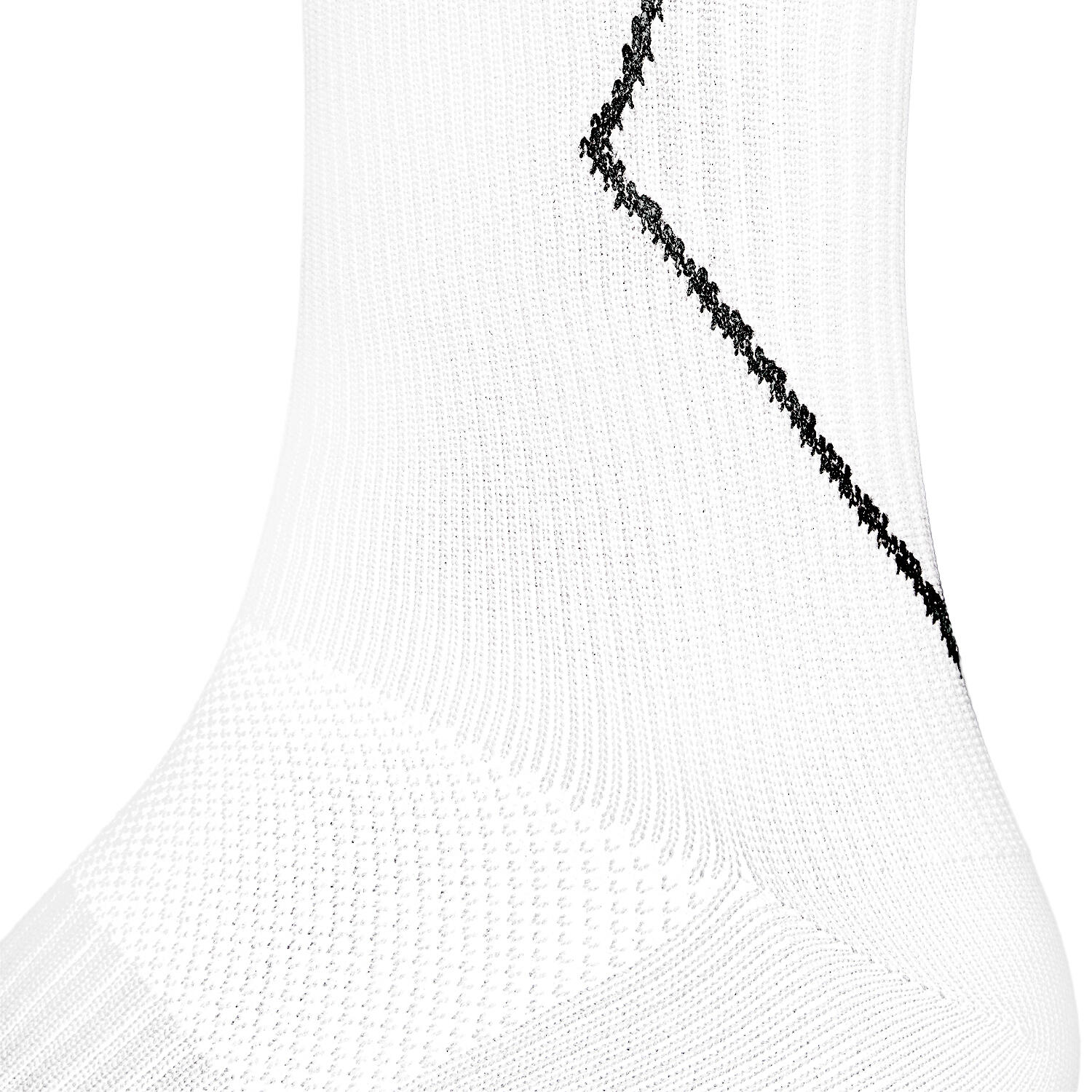 2 Paar Sport Sokken met Compressie | Knielengte | Dames en Heren | Wit 6/7