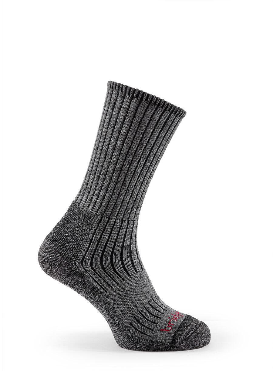 Bridgedale - Chaussettes de marche en laine d'épaisseur moyenne pour hommes 4/7