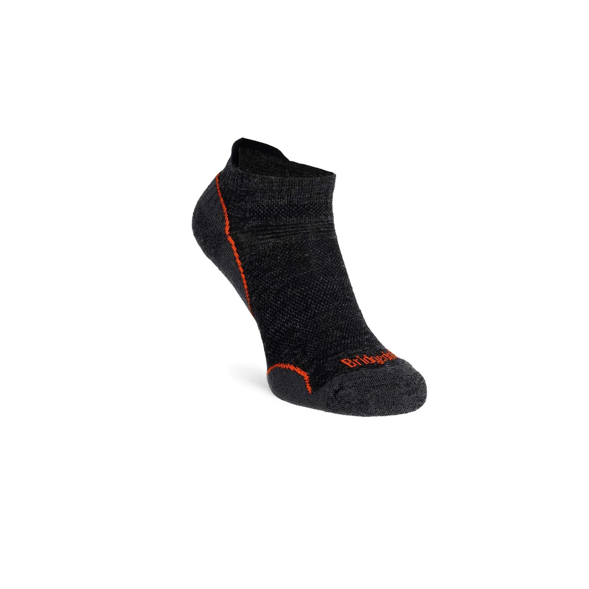 Bridgedale - Bridgedale - Chaussettes Basses De Randonnée Ultralégères En Laine Pour Hommes - Chaussettes - Noir|orange - 39/42 - Decathlon