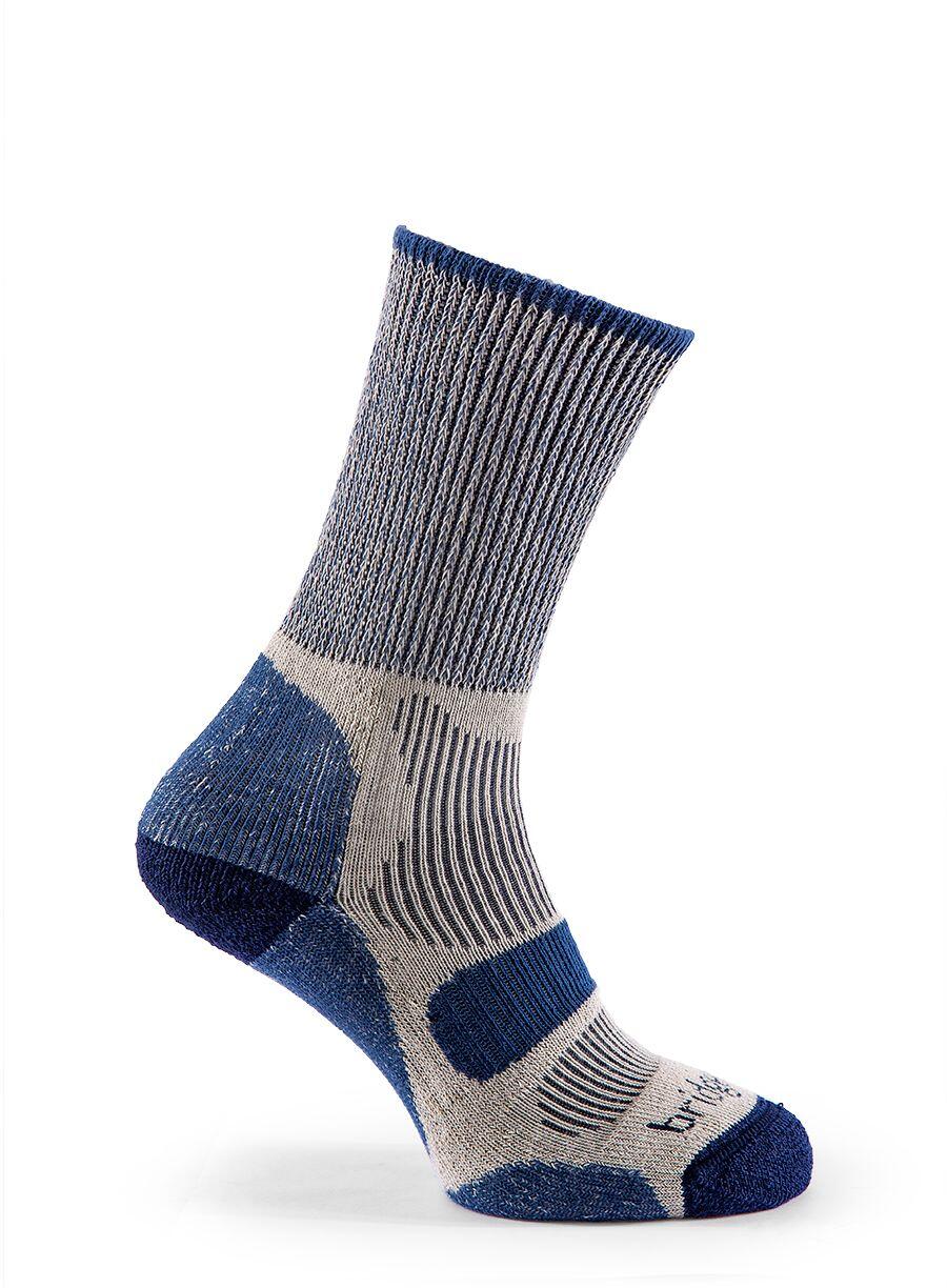 Bridgedale - Chaussettes rembourrées en coton léger de randonnée pour hommes 3/7