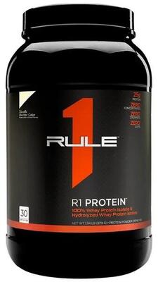 Rule1 r1 protein whey isolate (1lbs) chocolate fudge - eiwitten