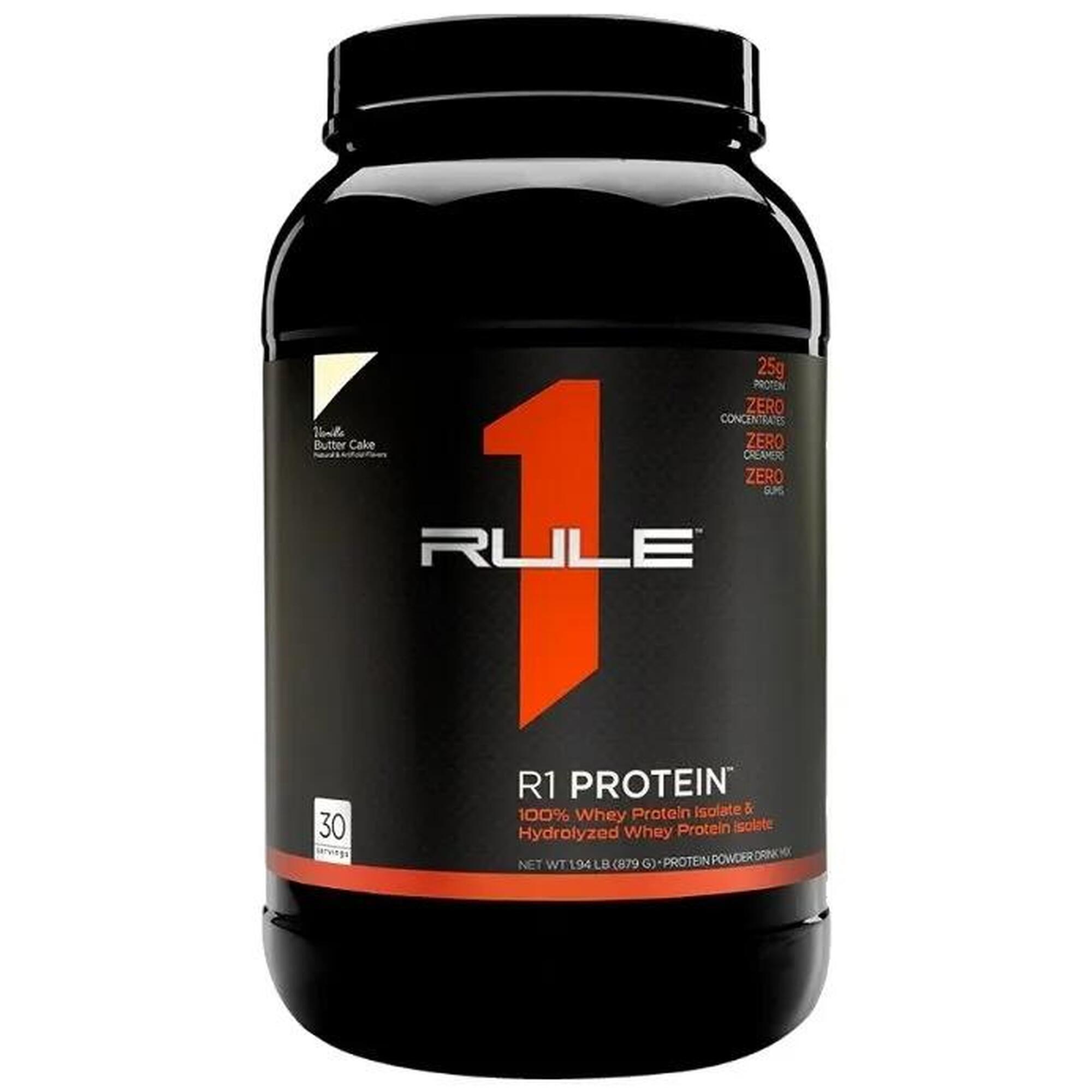 Rule1 - Rule1 R1 Protein Whey Isolate (2lbs) Vanilla Butter Cake - Protéines - Isolat De Whey - Decathlon