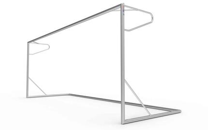 But de football Hobby - Demontable: 500x200cm (Aluminium)
