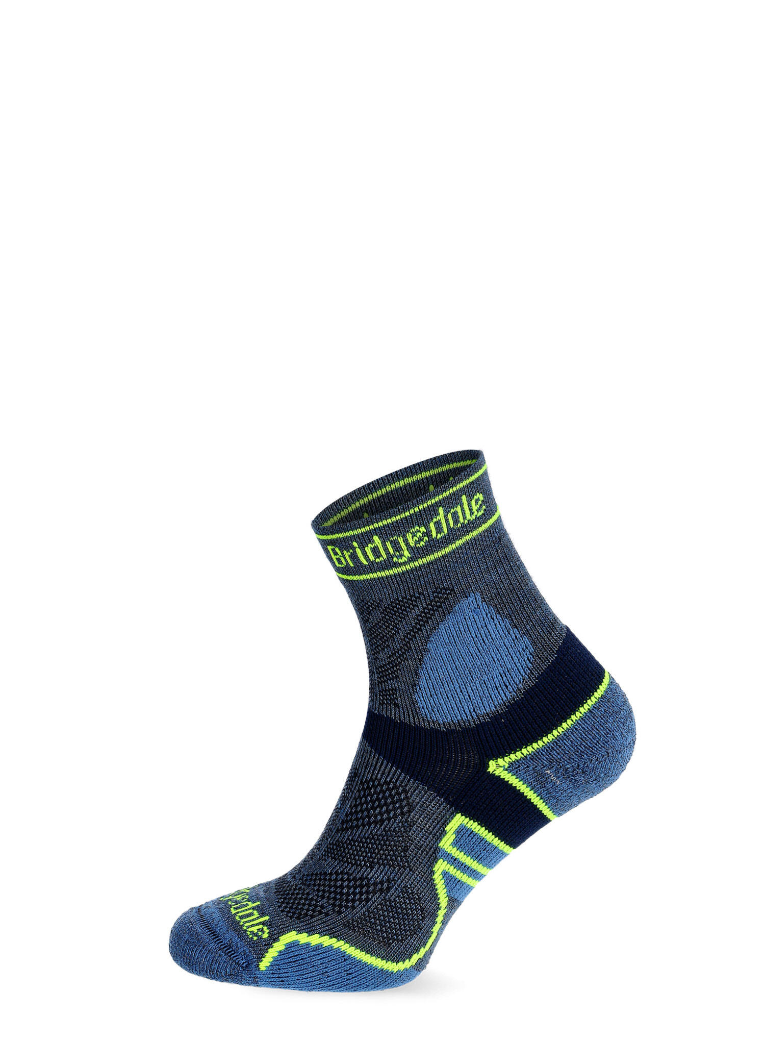 Bridgedale - Chaussettes de course légères T2 Merino 3/4 pour hommes 5/7