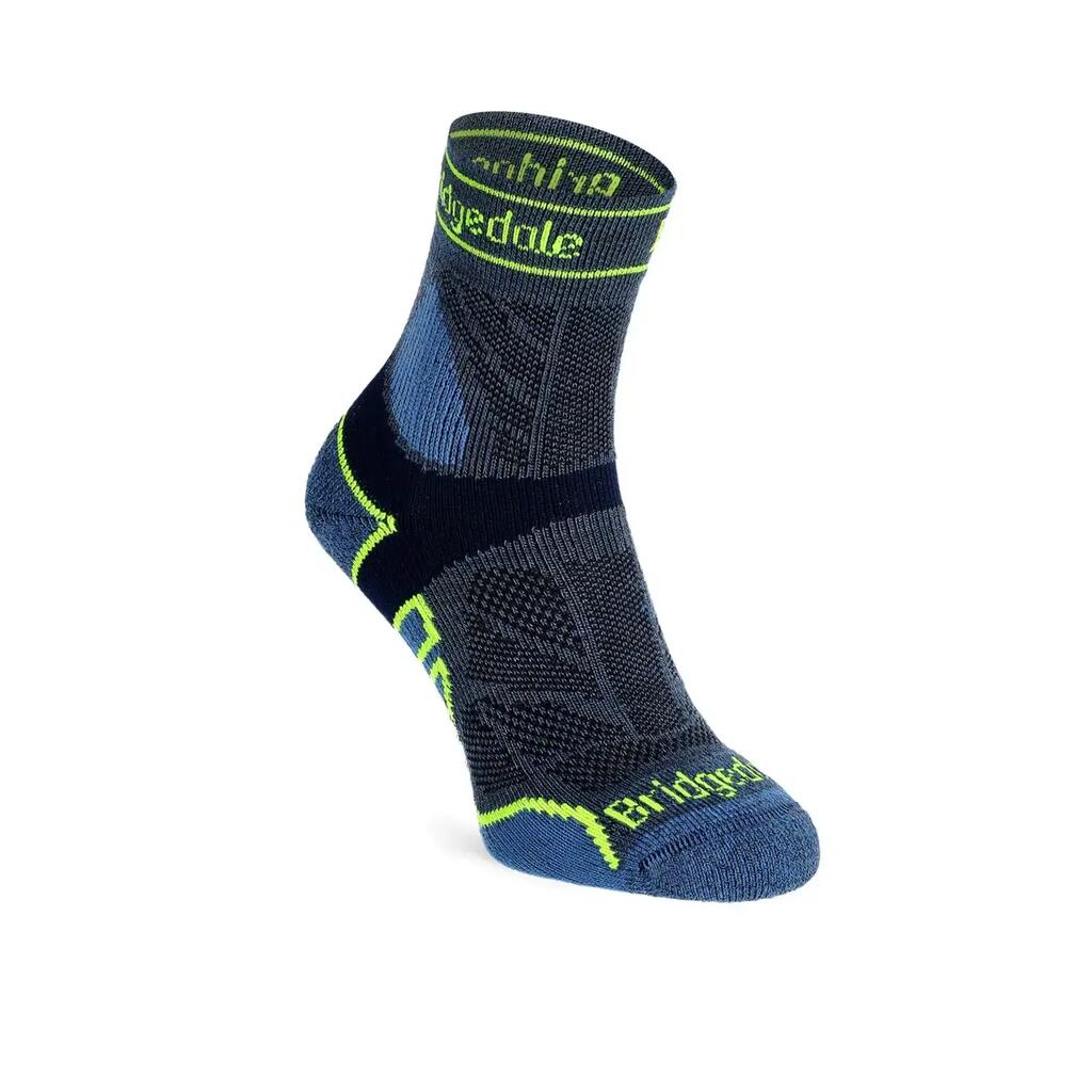 TRAIL RUN Lightweight T2 Merino Sport 3/4 Crew Men's - Blue