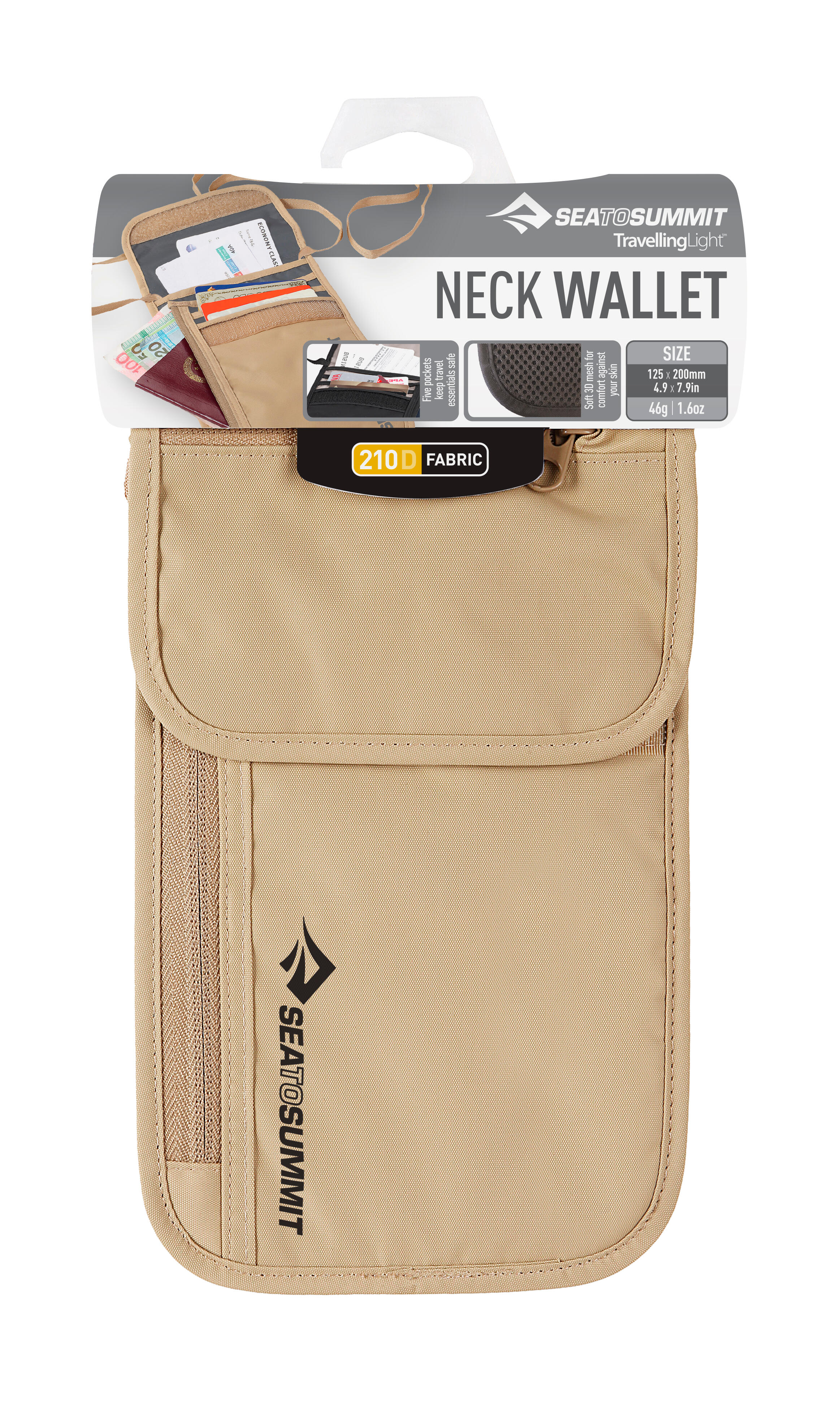 Sea to Summit RFID Neck Wallet Grey