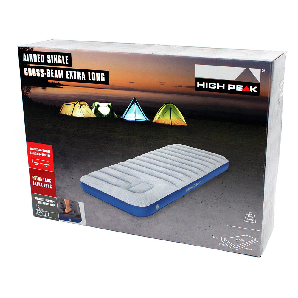 Luchtbed Cross Beam XL camping gastenbed single 5/7