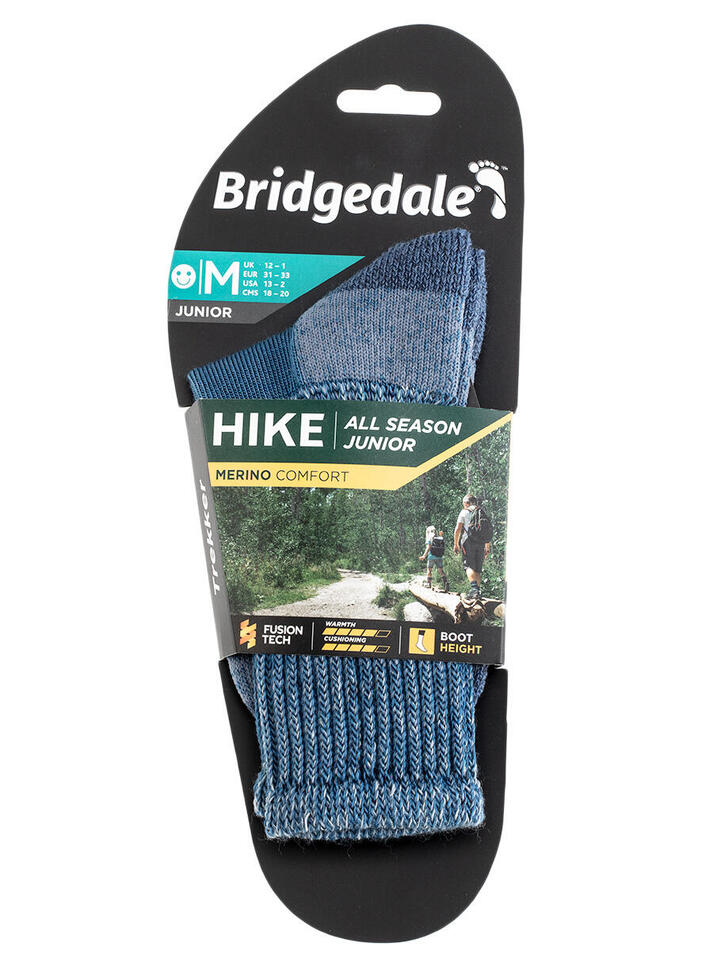 Skarpetki turystyczne dziecięce Bridgedale Hike All Season Junior Merino C